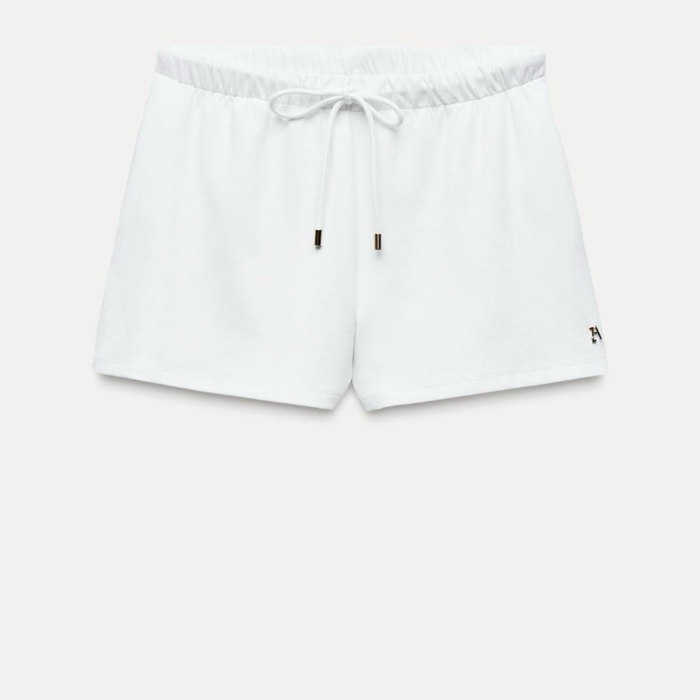 Zara white shorts